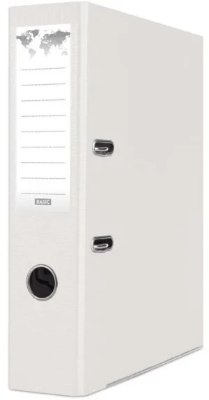 Witte OFFICE products ordner voor A4 van PP met hefboommechanisme en rug van 7,5 cm