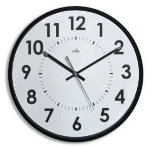 Orium by CEP wandklok, quartz, diameter 30 cm, zwart