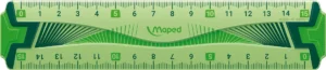 Maped lat Flex onbreekbaar 15 cm, met dubbele graduatie — detail 2