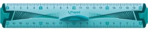 Maped decimeterlat Flex dubbele decimeter, 20 cm — latten uit kunststof