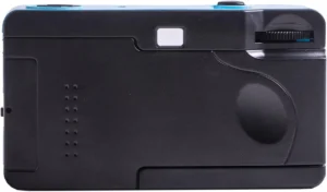 Kodak analoog fototoestel M35, blauw — detail 2