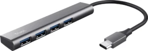 Trust Halyx USB-C 3.2 Hub 4-poorten — kabels en adapters