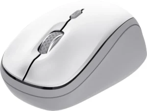 Trust YVI+ draadloze muis, multi-device, wit — luidspreker
