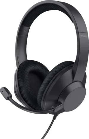 Trust Ayda Max Headset, over ear, USB aansluiting, noice cancelling — headsets voor pc, tablets en smartphones