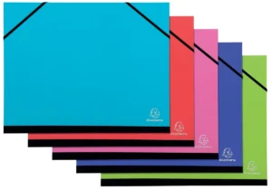Excacompta tekenmap Iderama 28 x 38 cm, pak van 5 stuks in geassorteerde kleuren — tekenmappen en -buizen