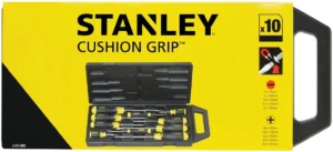 Stanley schroevendraaier Cushion Grip, set van 10 stuks — gereedschap