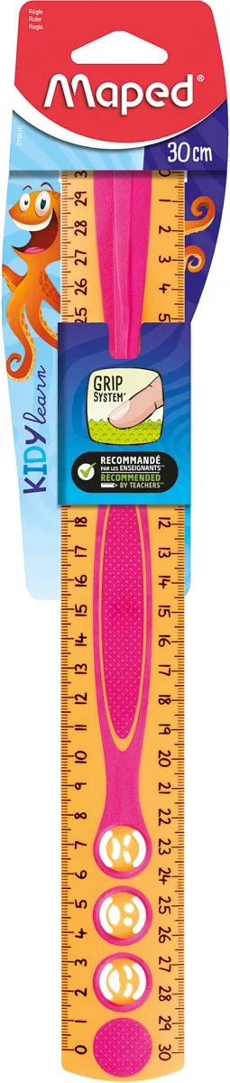 Maped Kidy Learn lat Kidygrip, 30 cm, geassorteerde kleuren, blister van 1 stuk — detail 2
