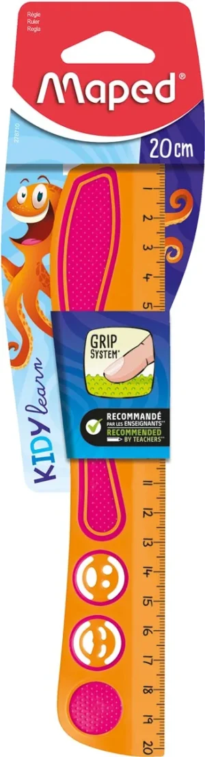 Maped Lat Kidy'Grip 20 cm, geassorteerde kleuren, blister van 1 stuk — detail 2