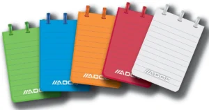 Adoc notitieboekje Colorlines, ft A7, gelijnd, geassorteerde kleuren — detail 2