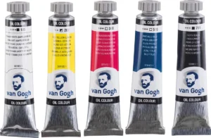 Van Gogh olieverf, primaire mengset van 5 x 40 ml — detail 2