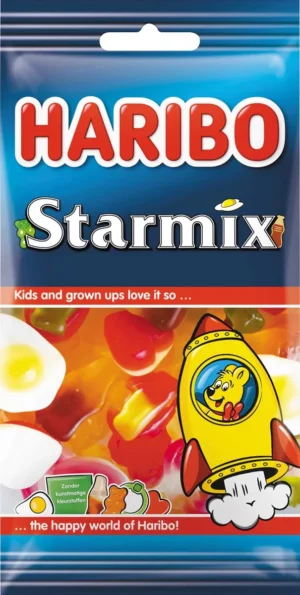 Haribo snoep Starmix, zak van 100 g — drank en eetwaren