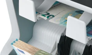 Safescan biljettelmachine 2995-SX, met fitness sorteerfunctie — detail 2