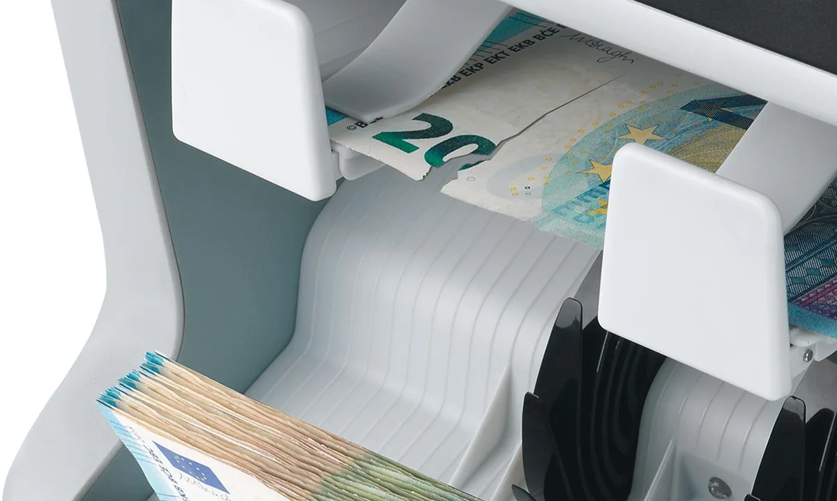 Safescan biljettelmachine 2995-SX, met fitness sorteerfunctie — detail 2