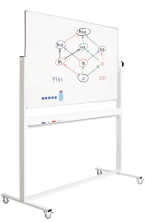 Smit Visual kantelbord, gelakt staal, magnetisch, aluminium frame, 120 x 90 cm — whiteboard