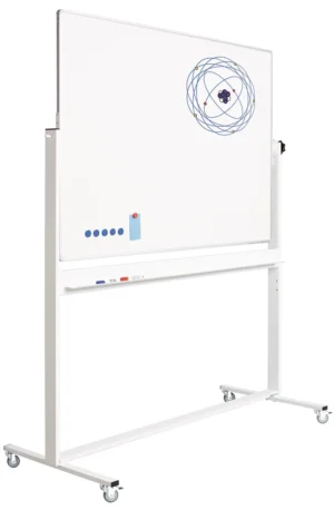 Smit Visual kantelbord, emaille, magnetisch, aluminium frame, 120 x 90 cm — whiteboard