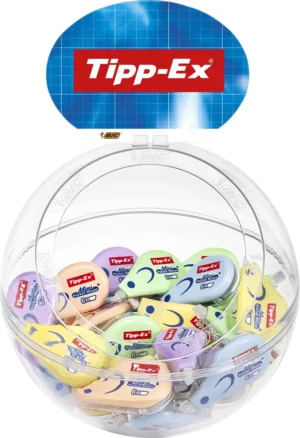 Tipp-Ex mini-pocket mouse pastel, bubbel display van 40 stuks, assorti — correctierollers en vullingen