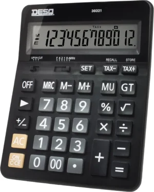 Desq bureaurekenmachine Business Classy XL 30321, zwart — detail 2