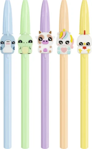 Bic balpen Cristal Medium pastel figurines, doos van 20 stuks, assorti — detail 2