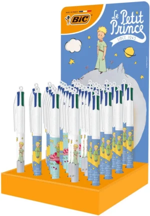 Bic 4-kleurenbalpen Petit Prince, display van 36 stuks, assorti