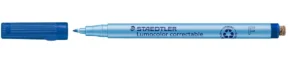 Staedtler Lumocolor uitwisbare pen, schrijfbreedte: 0,6 mm, blauw — office fineliners
