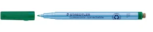 Staedtler Lumocolor uitwisbare pen, schrijfbreedte: 0,6 mm, groen — office fineliners