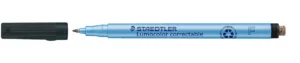 Staedtler Lumocolor uitwisbare pen, schrijfbreedte: 0,6 mm, zwart — office fineliners
