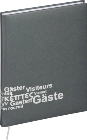 Pagna gastenboek, donkergrijs