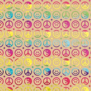 Geschenkpapier Rainbow, 70 cm x 1,5 m, 4 verschillende motieven — detail 2