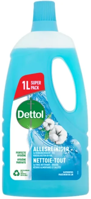 Dettol allesreiniger, katoenfris, fles van 1 l — reinigingsproduct