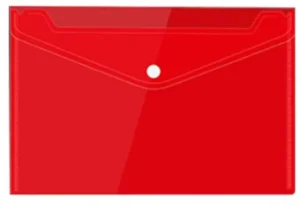 Documentenmap, A5, ft 240 x 161 mm, rood — documentenmappen uit kunststof
