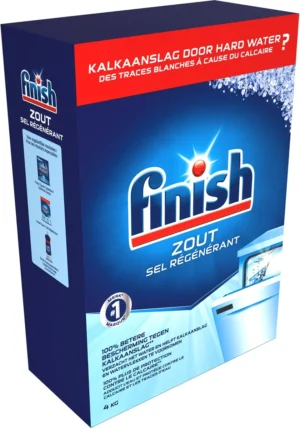 Finish zout voor vaatwasser, doos van 4 kg — afwasproduct