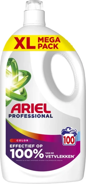 Ariel Pro vloeibaar wasmiddel, Color, fles van 4,5 l, 100 wasbeurten — wasproduct