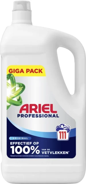 Ariel Pro vloeibaar wasmiddel, Regular, fles van 4,995 l, 111 wasbeurten — wasproduct