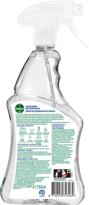 Dettol allesreiniger - spray van 750 ml — productfoto 2