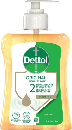 Dettol handzeep Original, original, flacon van 250 ml — zeepdispenser