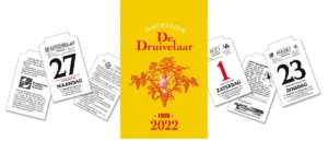 Dagblokkalender De Druivelaar 2027, display van 30 stuks — detail 2