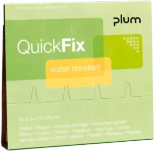Plum QuickFix navulling voor pleisterautomaat, 45 plastic pleisters — ehbo-artikel