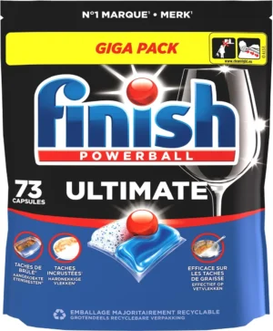 Finish Ultimate Regular vaatwastabletten, pak van 73 capsules — afwasproduct