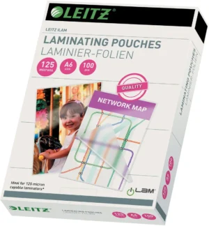 Leitz Ilam lamineerhoes ft A6, 250 micron (2 x 125 micron), pak van 100 stuks — toebehoren voor lamineermachines