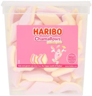 Haribo Chamallows Ruitspek, pot van 120 stuks — drank en eetwaren