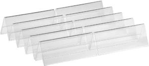 Europel tafelnaambord, ft 55 x 150 mm, pak van 10 stuks — detail 2