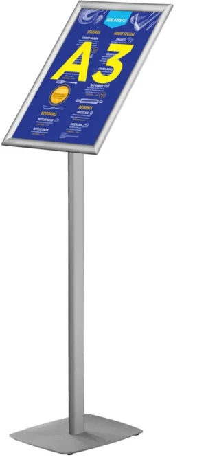 Europel info vloerstandaard voor ft A3, grijs — detail 2