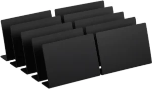 Europel krijtbord L-vormig, horizontaal, ft A6, pak van 10 stuks — detail 2