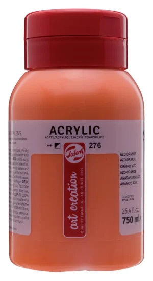 Talens Art Creation acrylverf flacon van 750 ml, azo-oranje