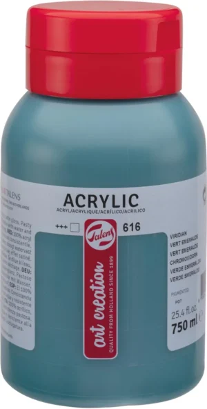 Talens Art Creation acrylverf flacon van 750 ml, vert émeraude