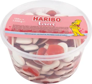 Haribo Lovers snoepgoed, pot van 150 stuks — drank en eetwaren