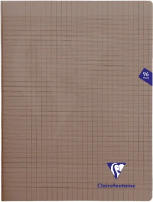Clairefontaine schrift Mimesys voor ft A4+, 96 bladzijden, kaft in PP, seyès, grijs — schriften geniet