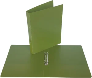 Bronyl Nature ringmap, voor ft A4, uit PP, 2 ringen van 25 mm, kaki groen — ringmappen uit kunststof