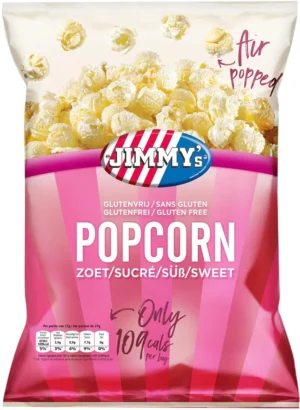 Zakje Jimmy's Popcorn zoet van 27 g