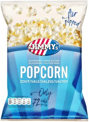 Zakje Jimmy's Popcorn zout van 17 g